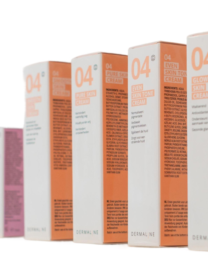 Dermaline huidverbeteringsproducten
